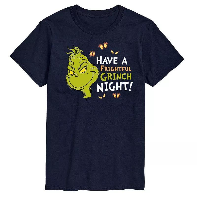 Mens Dr. Seuss Have a Frightful Grinch Night Graphic Tee Product Image