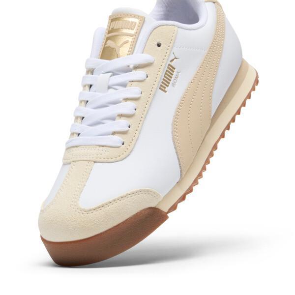 PUMA Roma Almonds Women's Sneakers in White/Putty/Sugared Almond Product Image