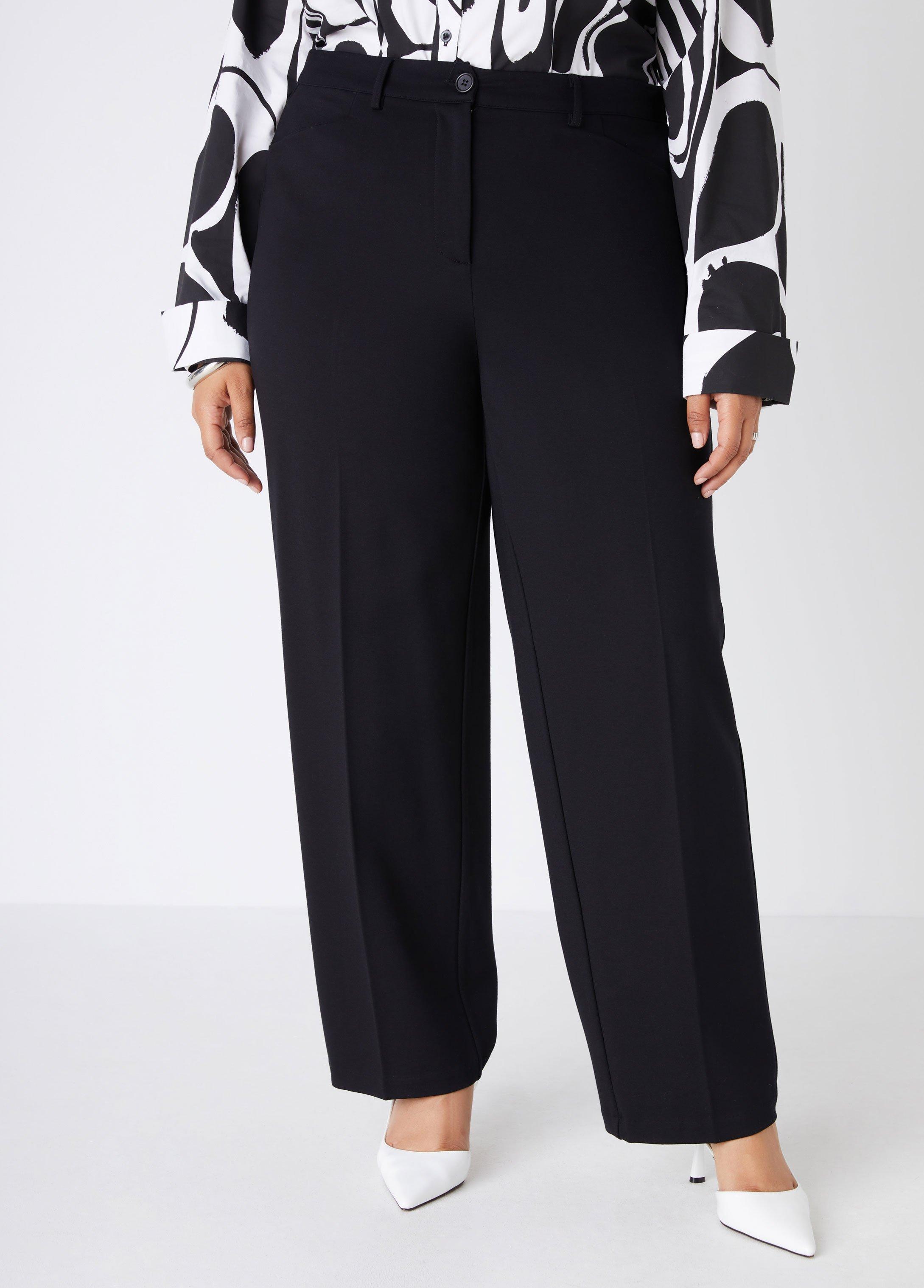 High Rise Ponte Trousers Product Image