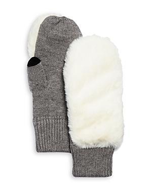 Echo Faux Fur Mittens Product Image