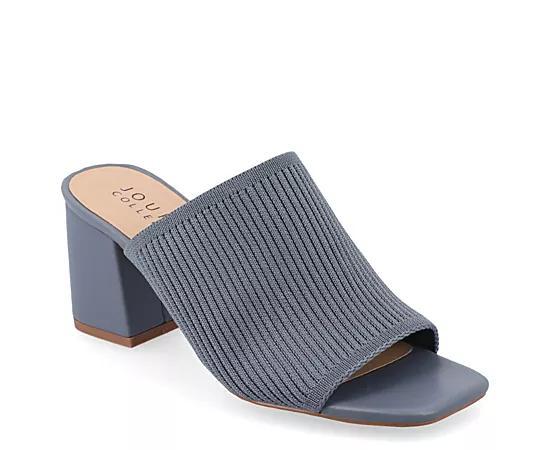 Journee Collection Womens Lorenna Block Heel Slide Sandals Product Image