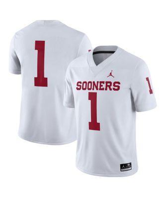 Men's Oklahoma Sooners #1 Away Game Jersey Product Image