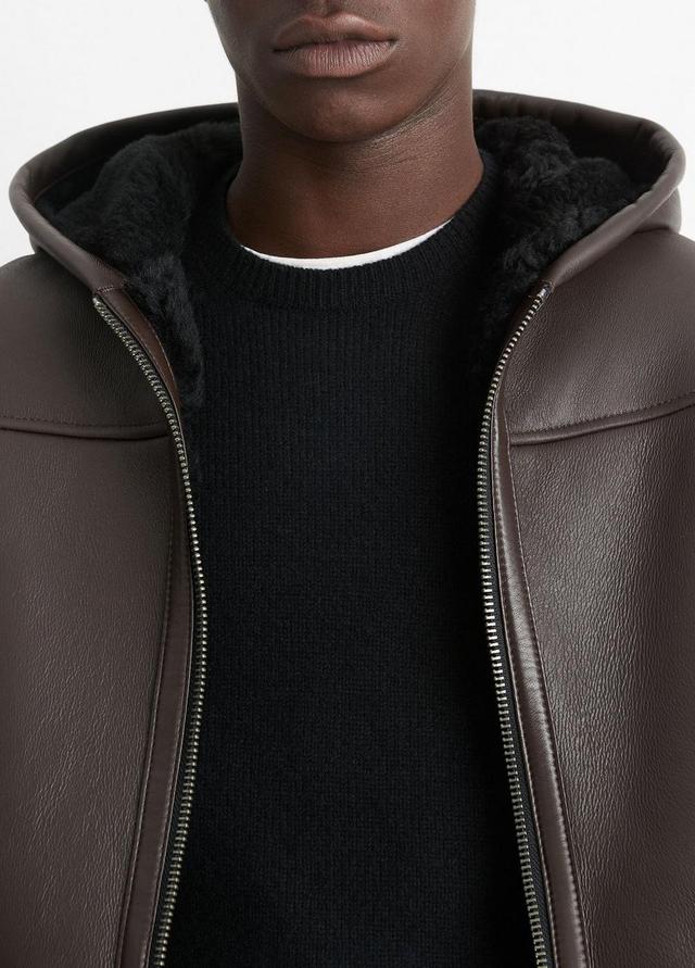 Shearling Hooded Jacket Product Image