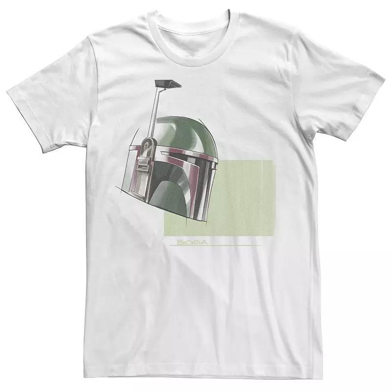 Mens Star Wars The Book Of Boba Fett Helmet Marker Sketch Tee Product Image