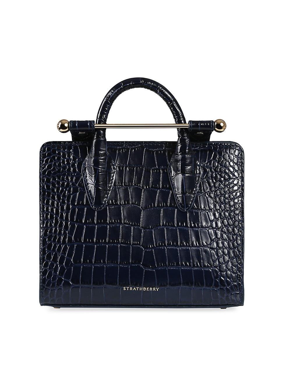 Womens Nano Croc-Embossed Leather Tote product image