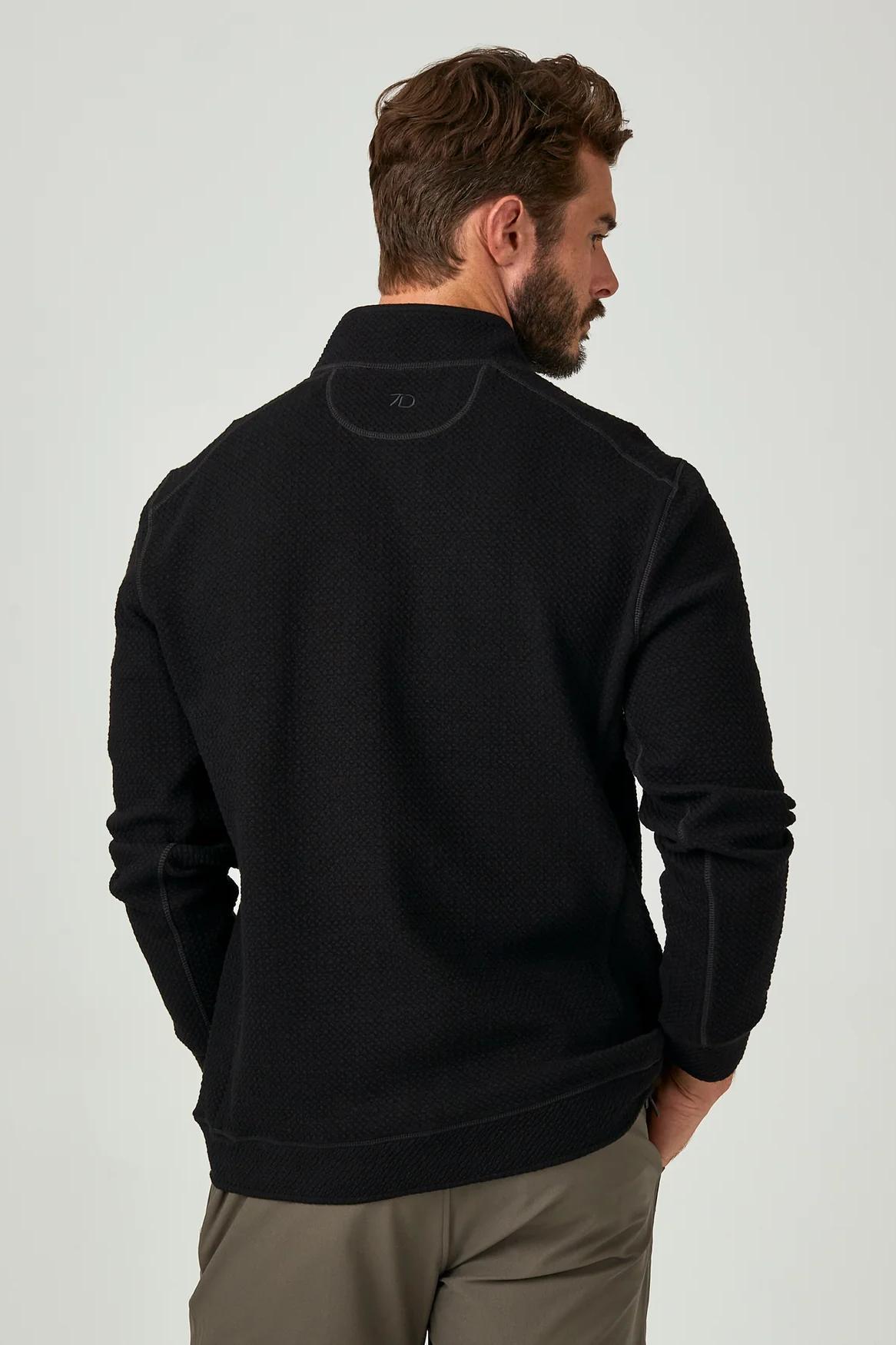 Restoration Quarter Zip Pullover - Black Product Image