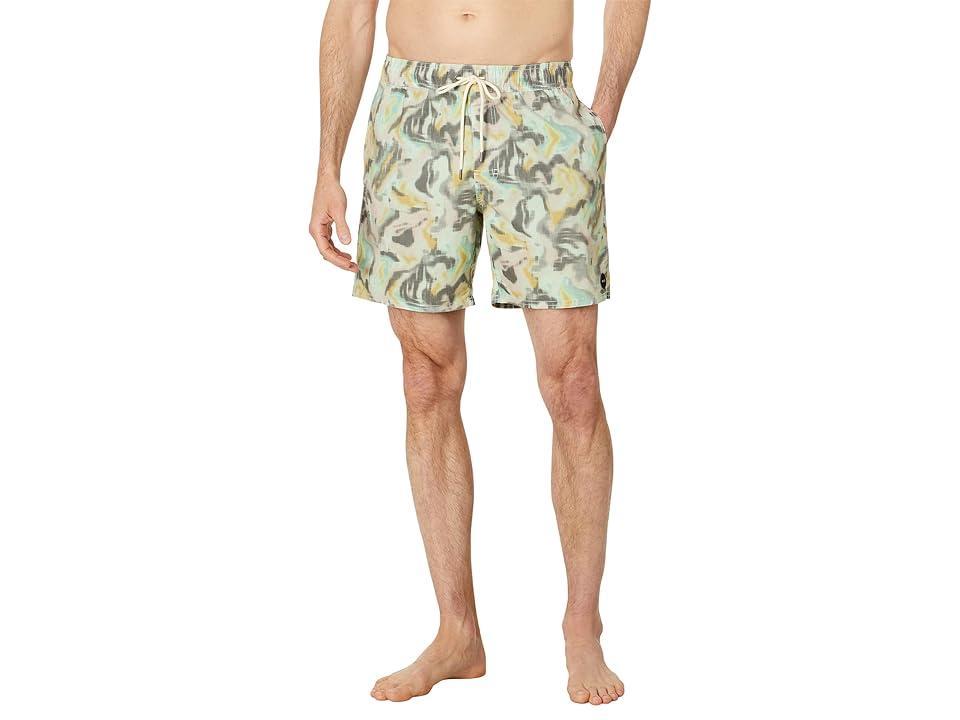 RVCA Manic Elastic 17 Shorts (Light ) Men's Swimwear Product Image