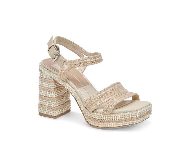 Dolce Vita Womens Anira Embellished Ankle Strap Platform High Heel Sandals Product Image