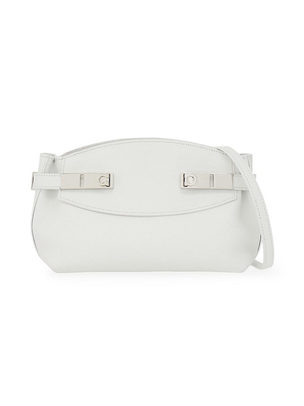 FERRAGAMO Small Hug Leather Shoulder Bag Product Image