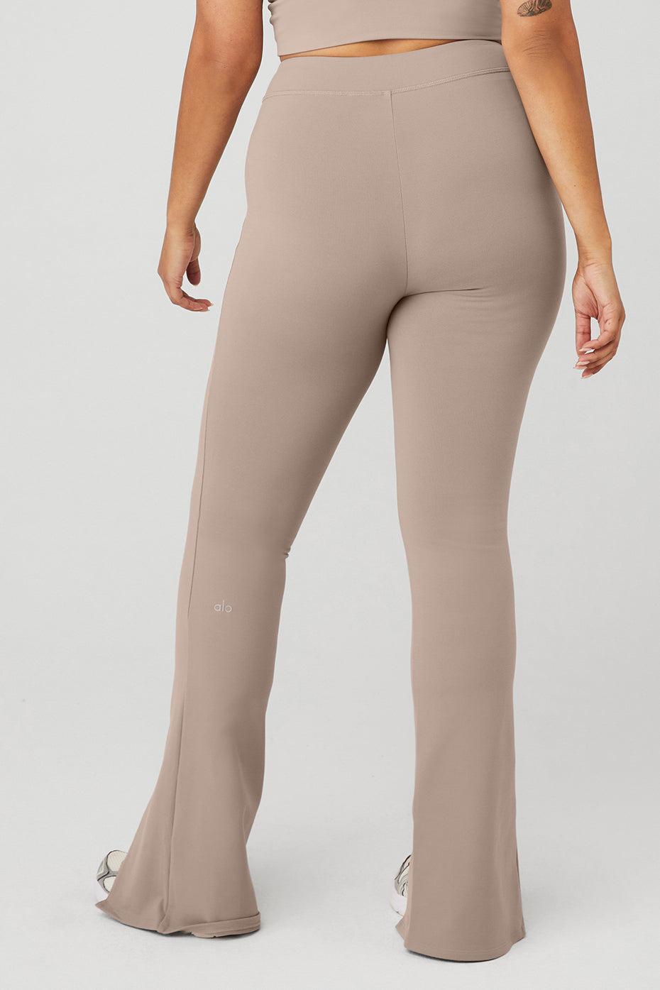 Airbrush High-Waist Flutter Legging - Taupe Female Product Image