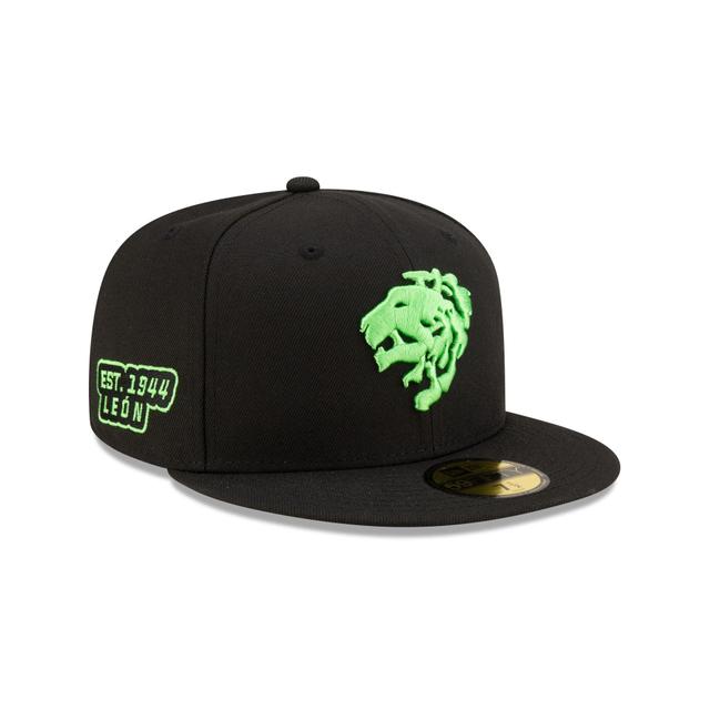 Club León Black 59FIFTY Fitted Hat Male Product Image