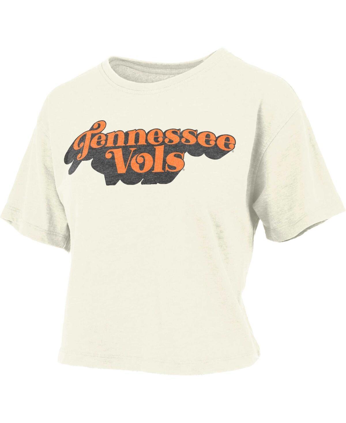 Womens Pressbox White Tennessee Volunteers Vintage-Inspired Easy T-shirt Product Image