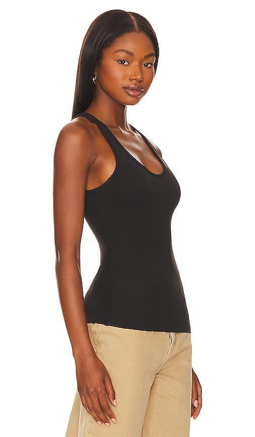 The Range No Bra Club Tank in Black. Product Image