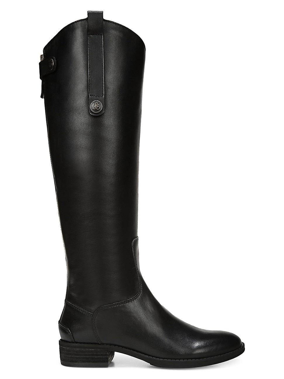 Womens Penny Leather Riding Boots Product Image