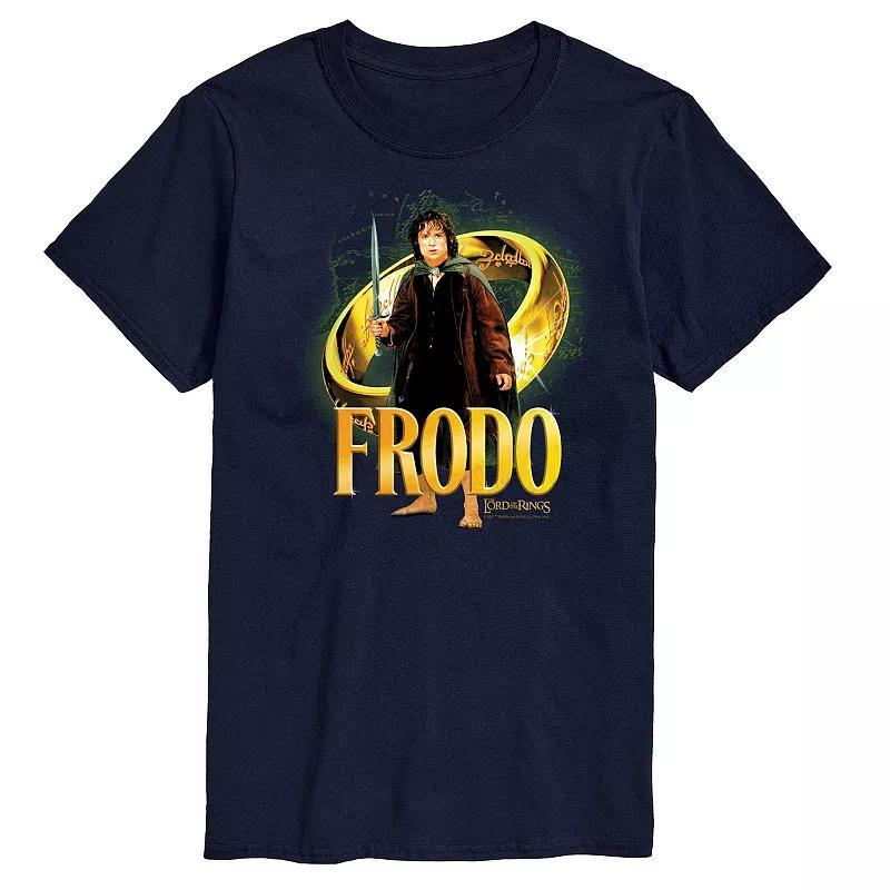 Mens The Lord Of The Rings Frodo Baggins Ring Graphic Tee Product Image