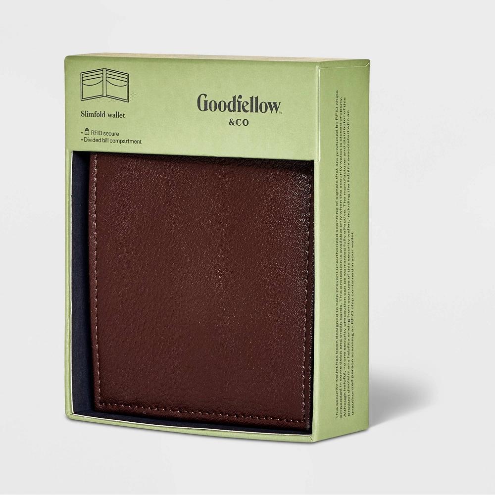 Mens RFID Bifold Wallet - Goodfellow & Co Black Product Image