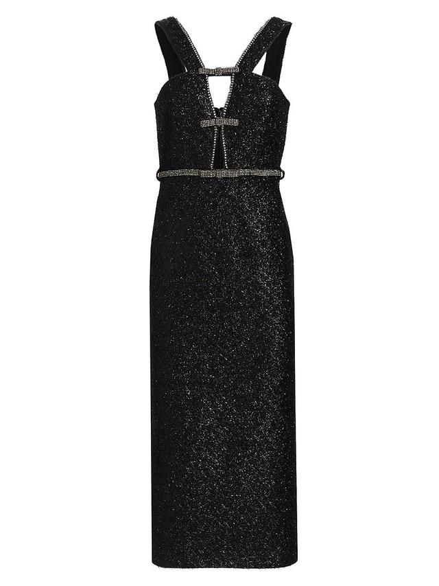 Womens Tinsel Boucl Diamant Midi-Dress Product Image