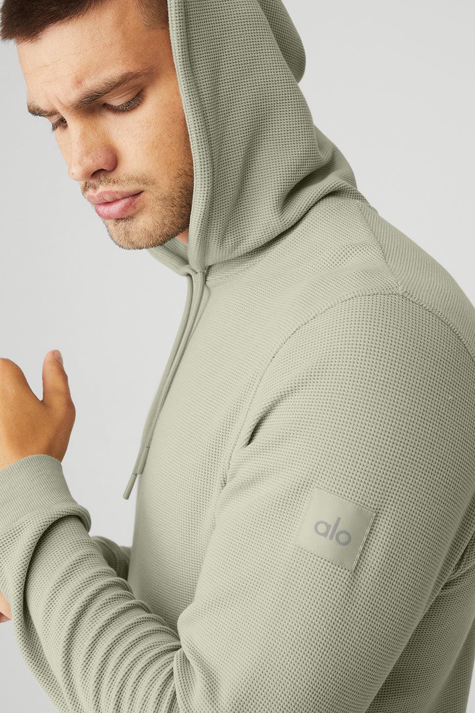 Micro Waffle Fast Break Hoodie - Limestone Male Product Image