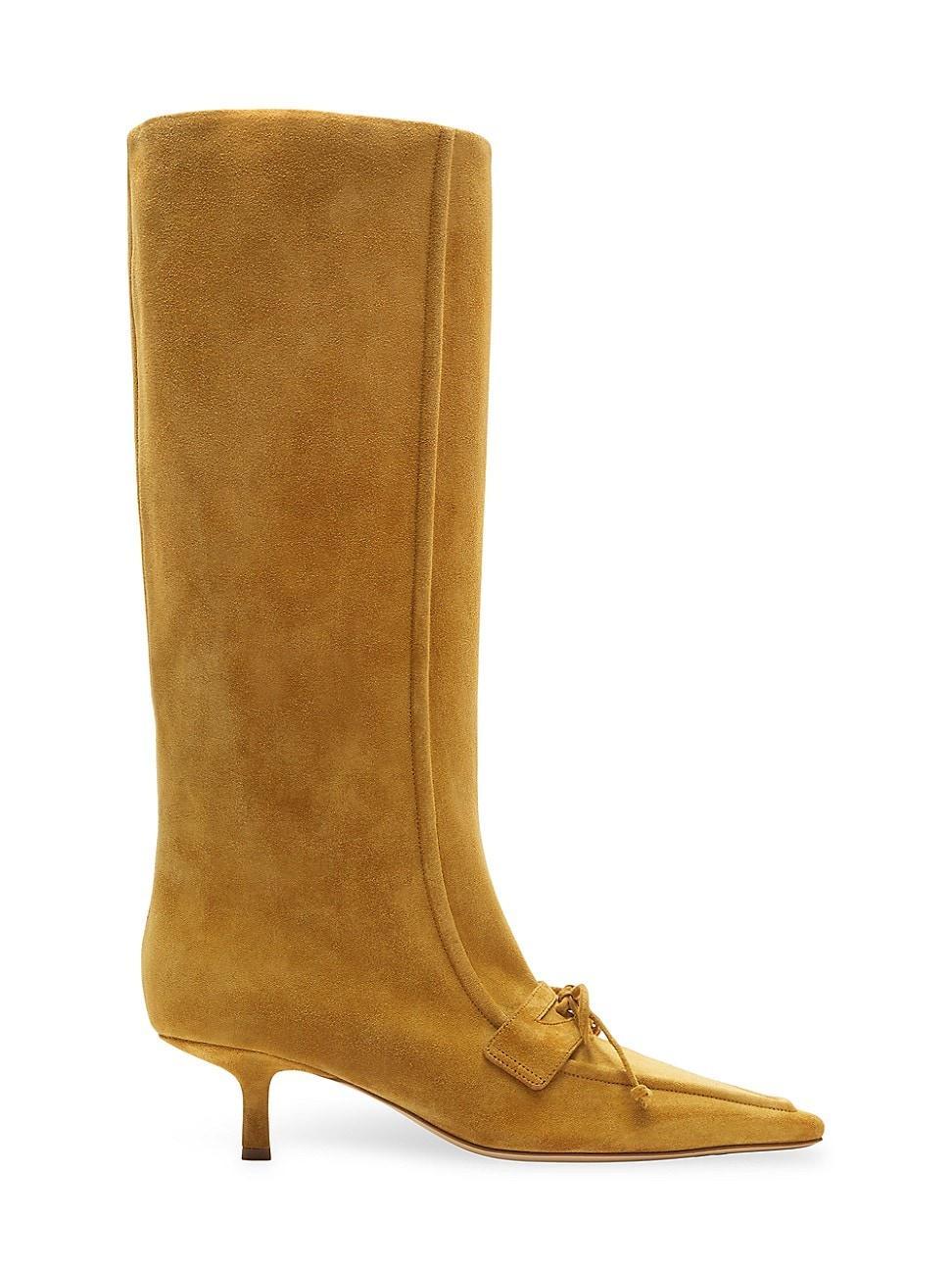 Womens Storm Suede Knee-High Boots Product Image