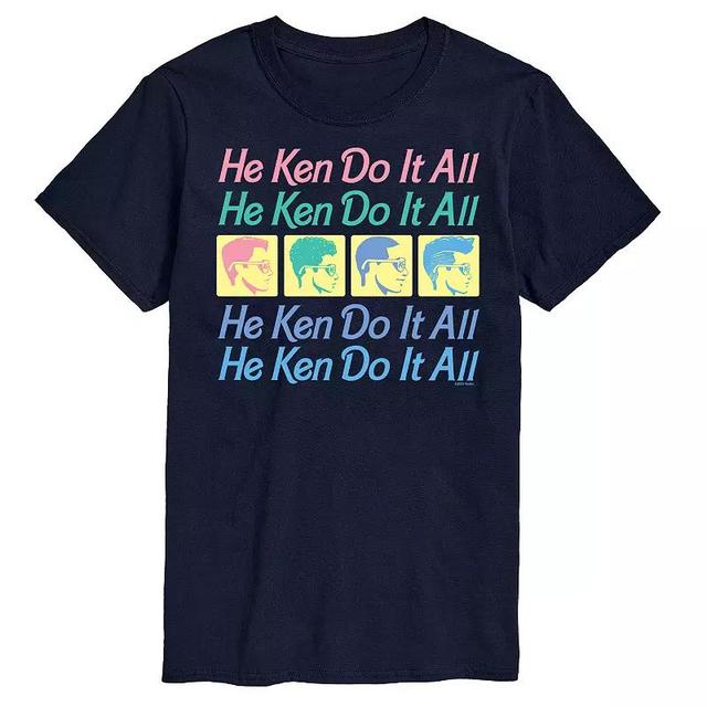 Big & Tall Barbie He Ken Do It All Stacked Graphic Tee, Mens Product Image