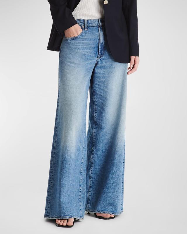 Womens Tiny Dancer Wide-Leg Jeans Product Image