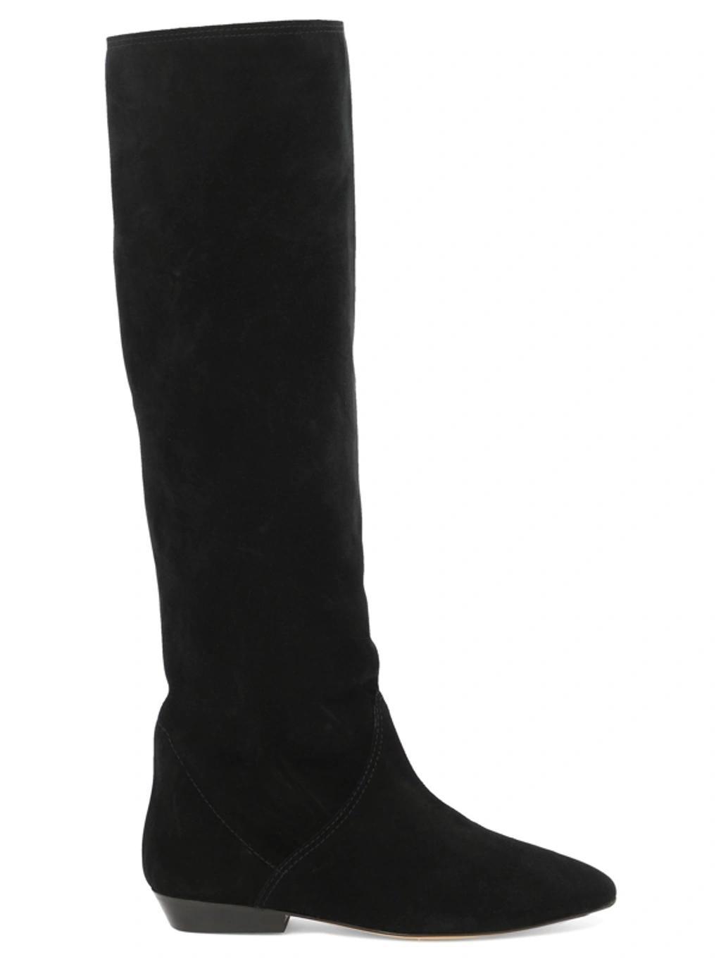 ISABEL MARANT Sayla Suede Boots In Black Product Image