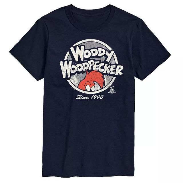 Mens Woody Woodpecker Vintage Logo Graphic Tee Med Red Product Image