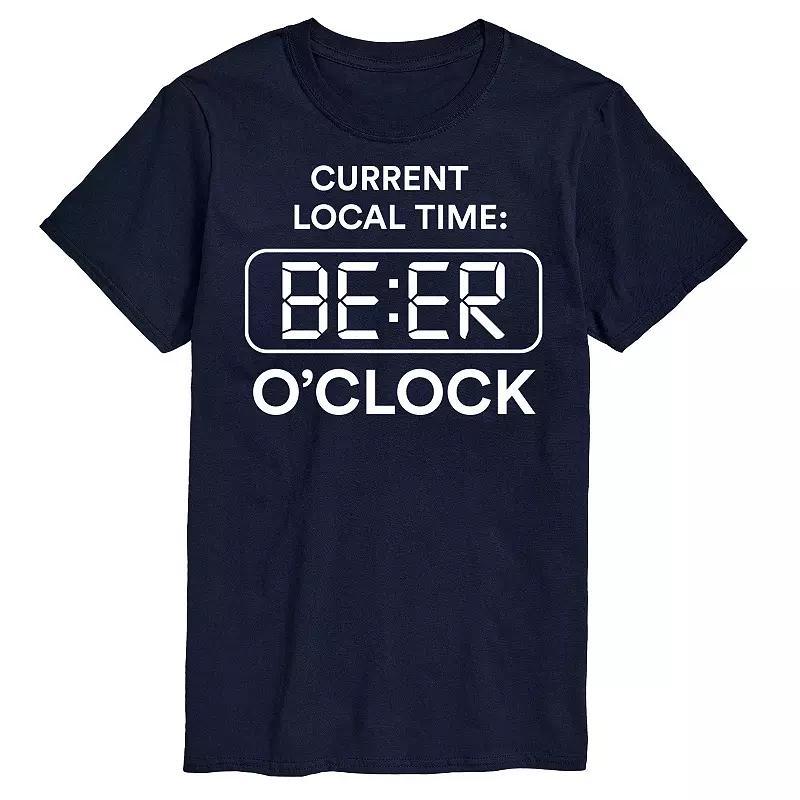 Mens Beer Oclock Tee Blue Product Image