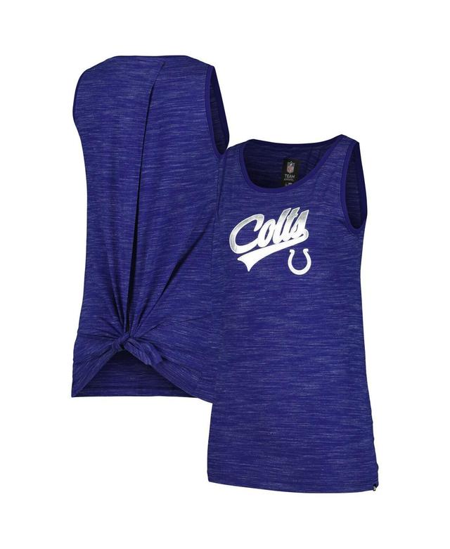 Womens New Era Royal Indianapolis Colts Space Dye Active Tank Top Product Image