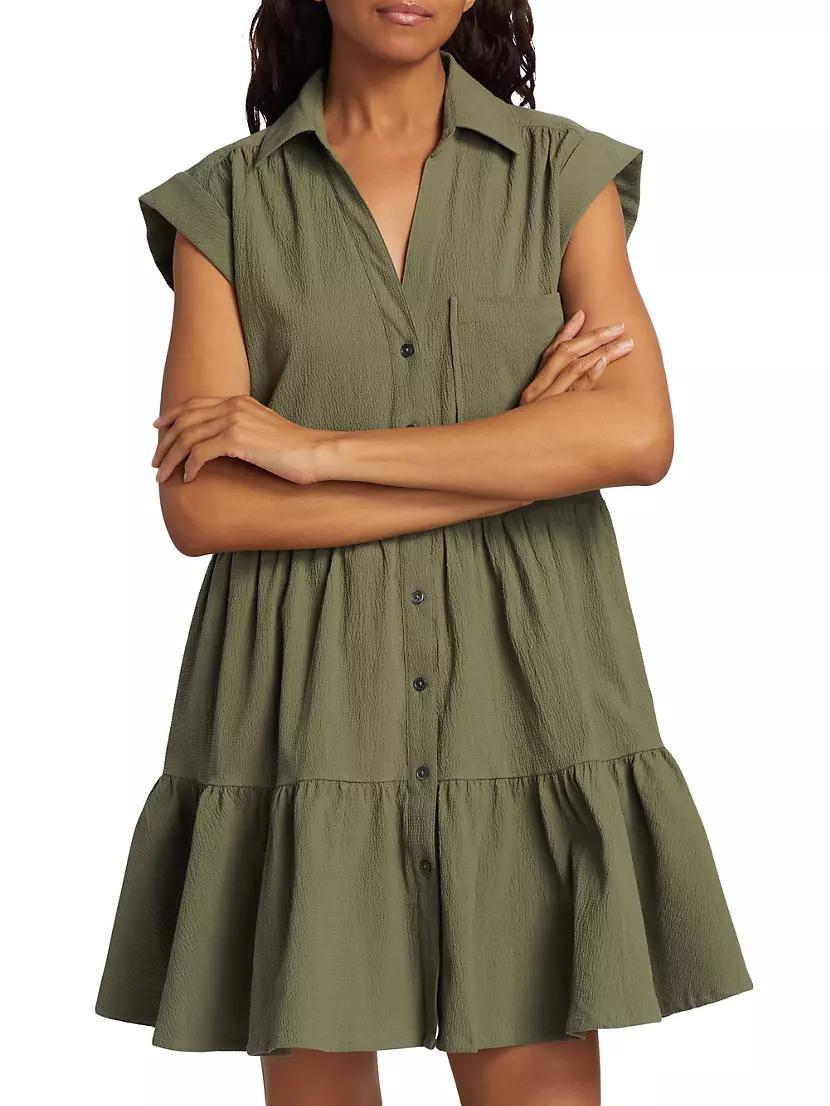 Trisha Tiered Shirtdress Product Image