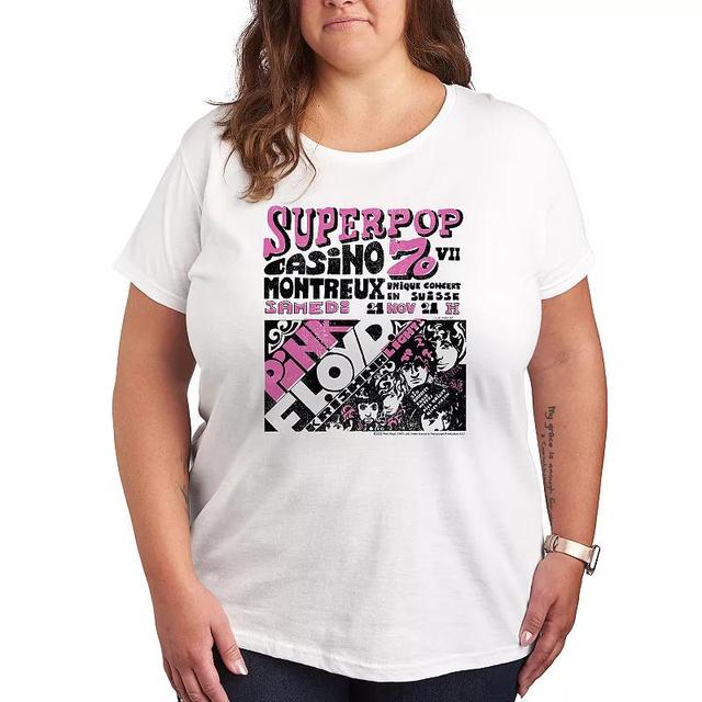 Plus Pink Floyd Superpop Casino Graphic Tee, Womens Product Image