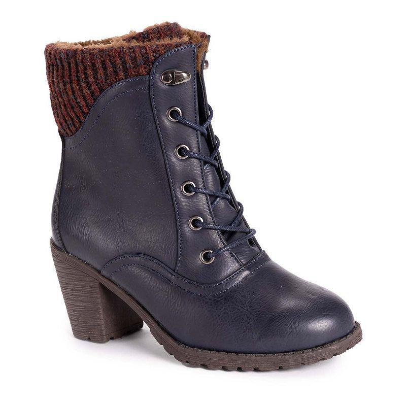 Lukees by Muk Luks Lacy Lori Combat Boot | Womens | | | Boots | Combat | Winter Product Image