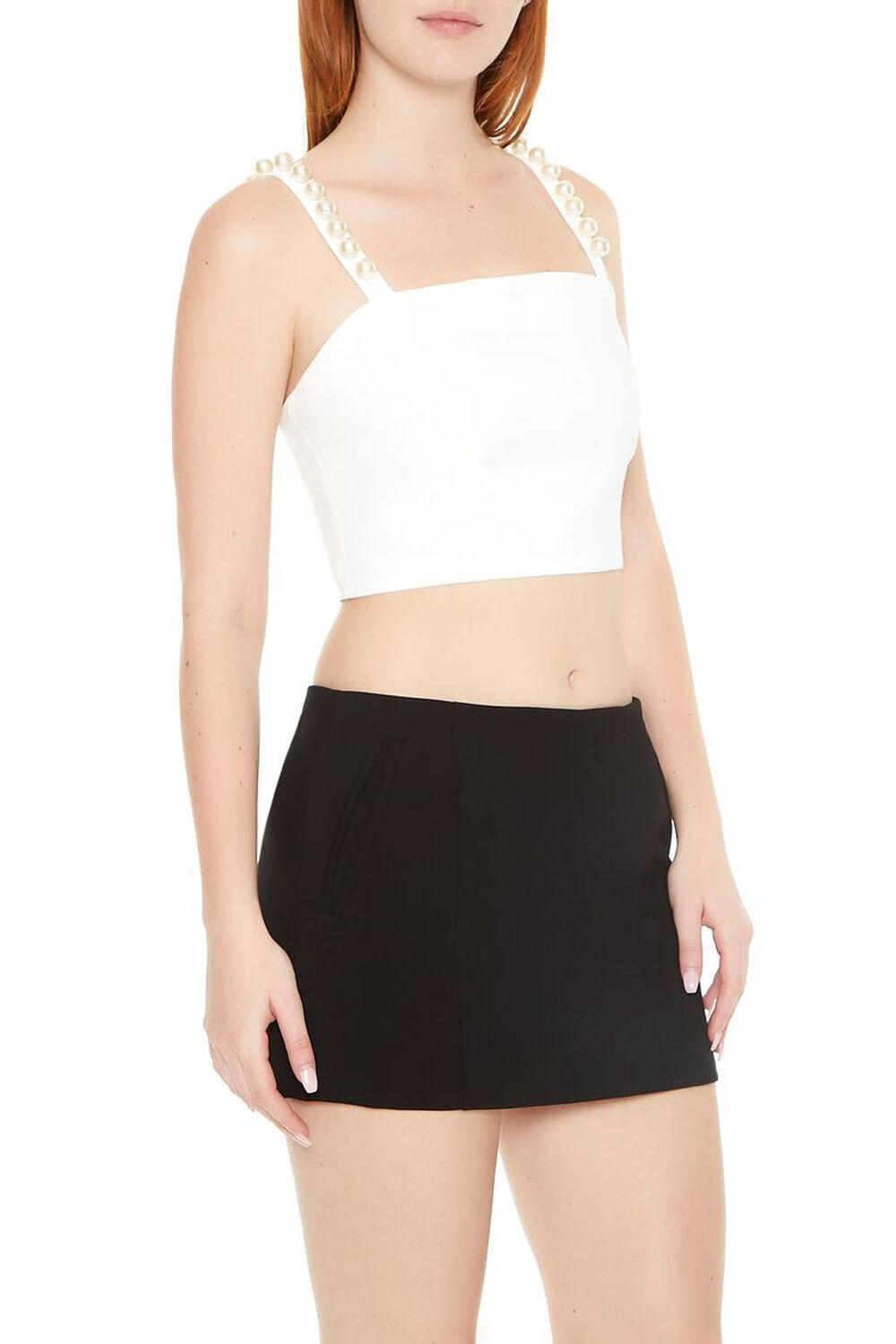 Faux Pearl Crop Top | Forever 21 Product Image