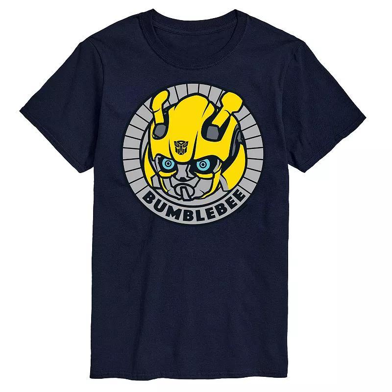 Big & Tall Transformers Bumblebee Badge Graphic Tee, Mens Product Image