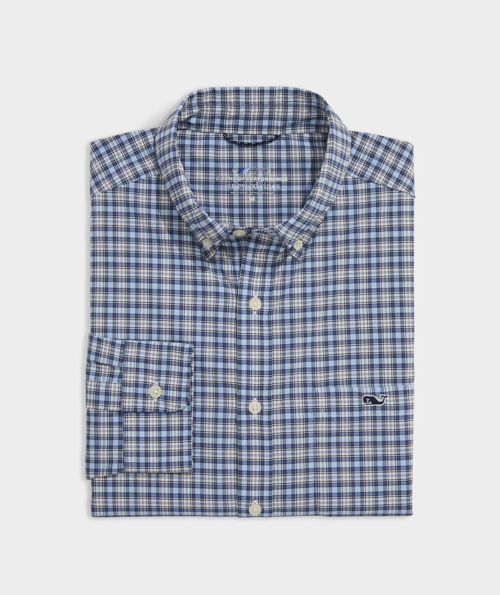 On-The-Go Nylon Plaid Shirt Product Image