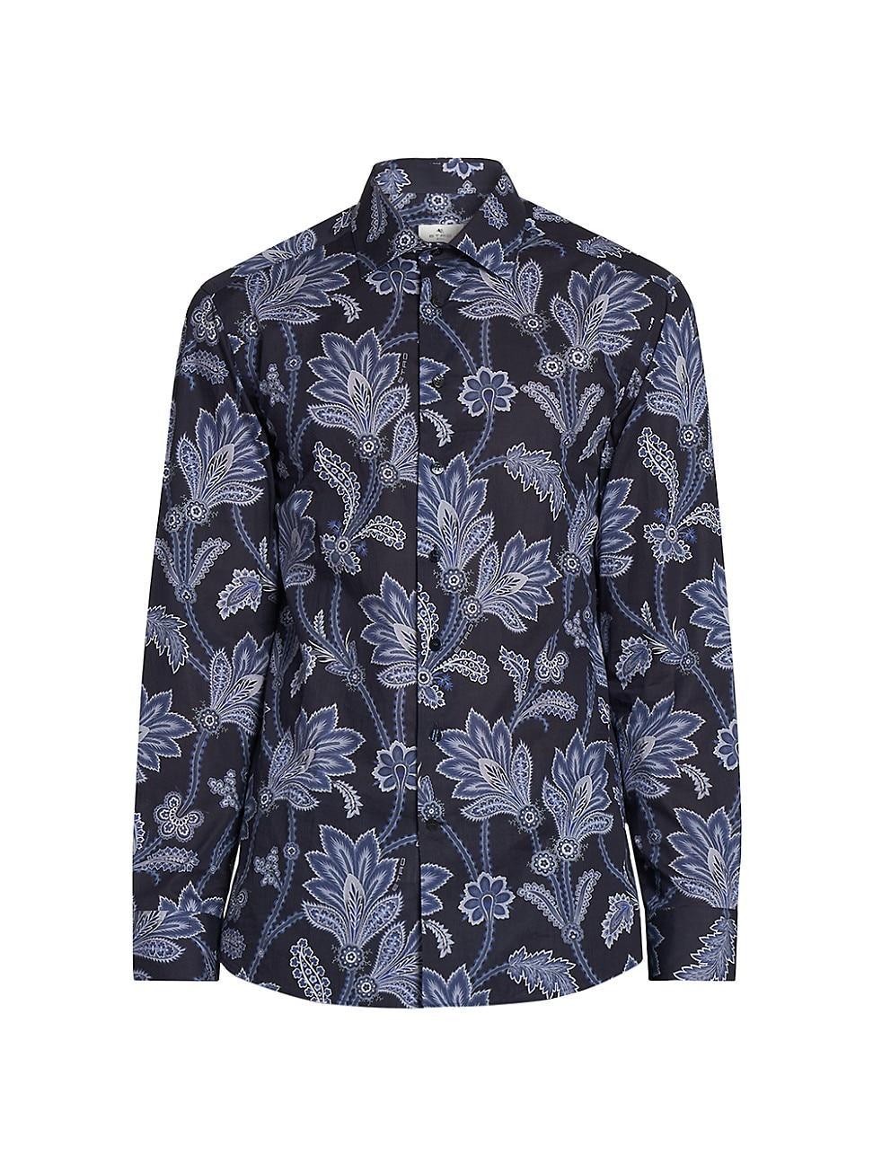 Mens Roma Floral Cotton Shirt Product Image