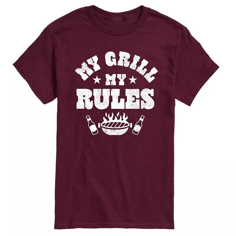 Mens My Grill My Rules Tee Product Image