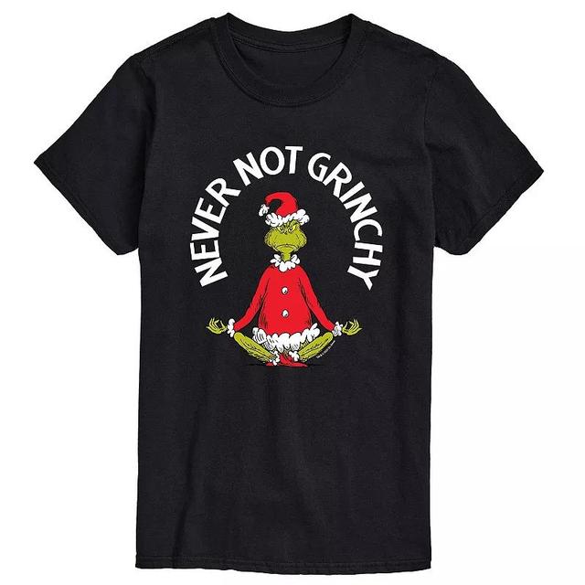 Mens Dr. Seuss The Grinch Never Not Grinchy Tee Grey Product Image