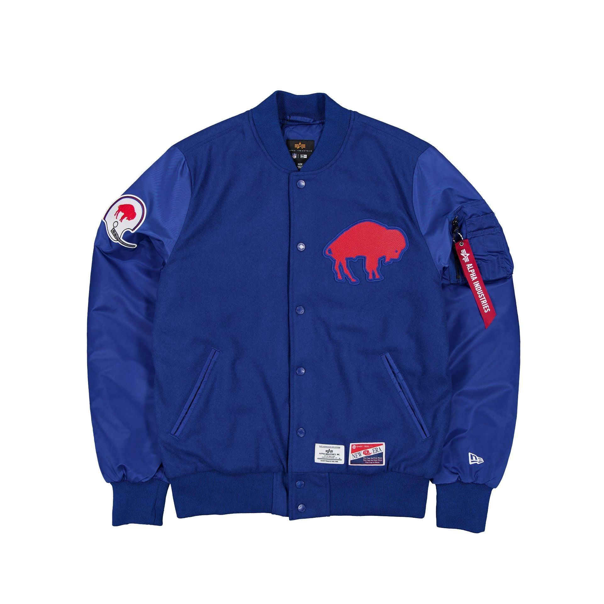 Alpha Industries x Buffalo Bills Historic MA-1 Wool Varsity Jacket Male Product Image