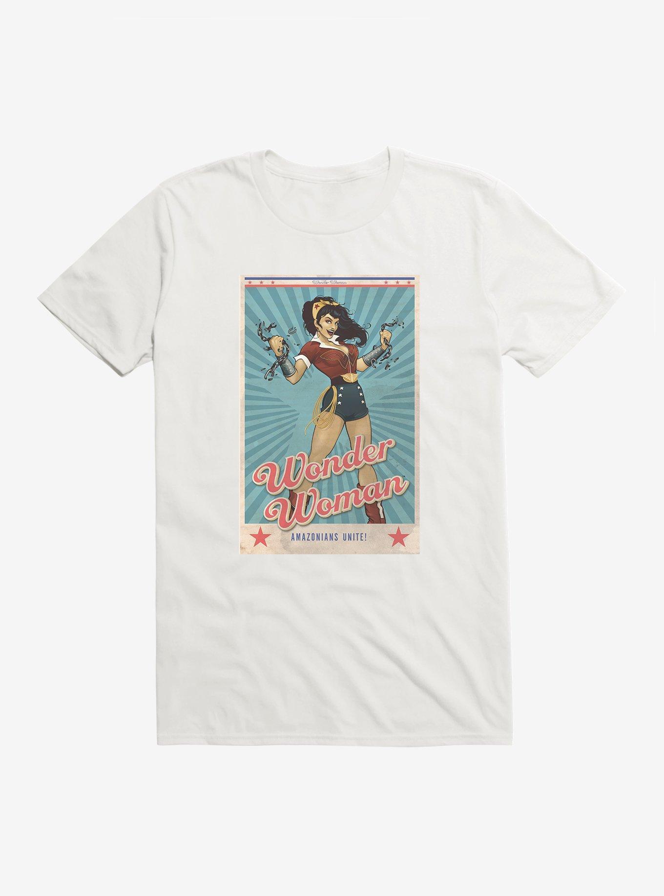 DC Comics Bombshells Wonder Woman Amazonians Unite T-Shirt Product Image