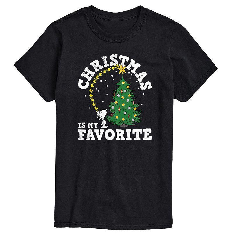 Mens Peanuts Christmas Is My Favorite Tee Product Image