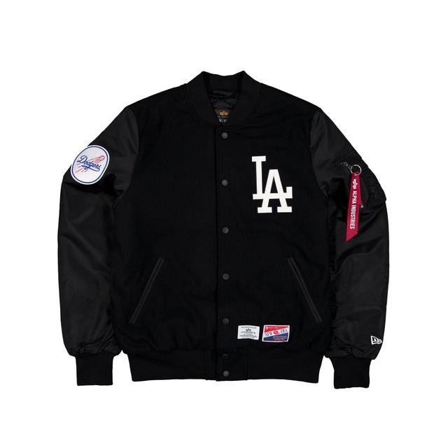 Alpha Industries x Los Angeles Dodgers MA-1 Wool Varsity Jacket Male Product Image