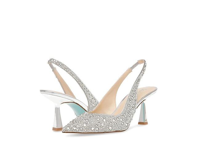 Blue by Betsey Johnson Clark Rhinestone Slingback Pumps Product Image