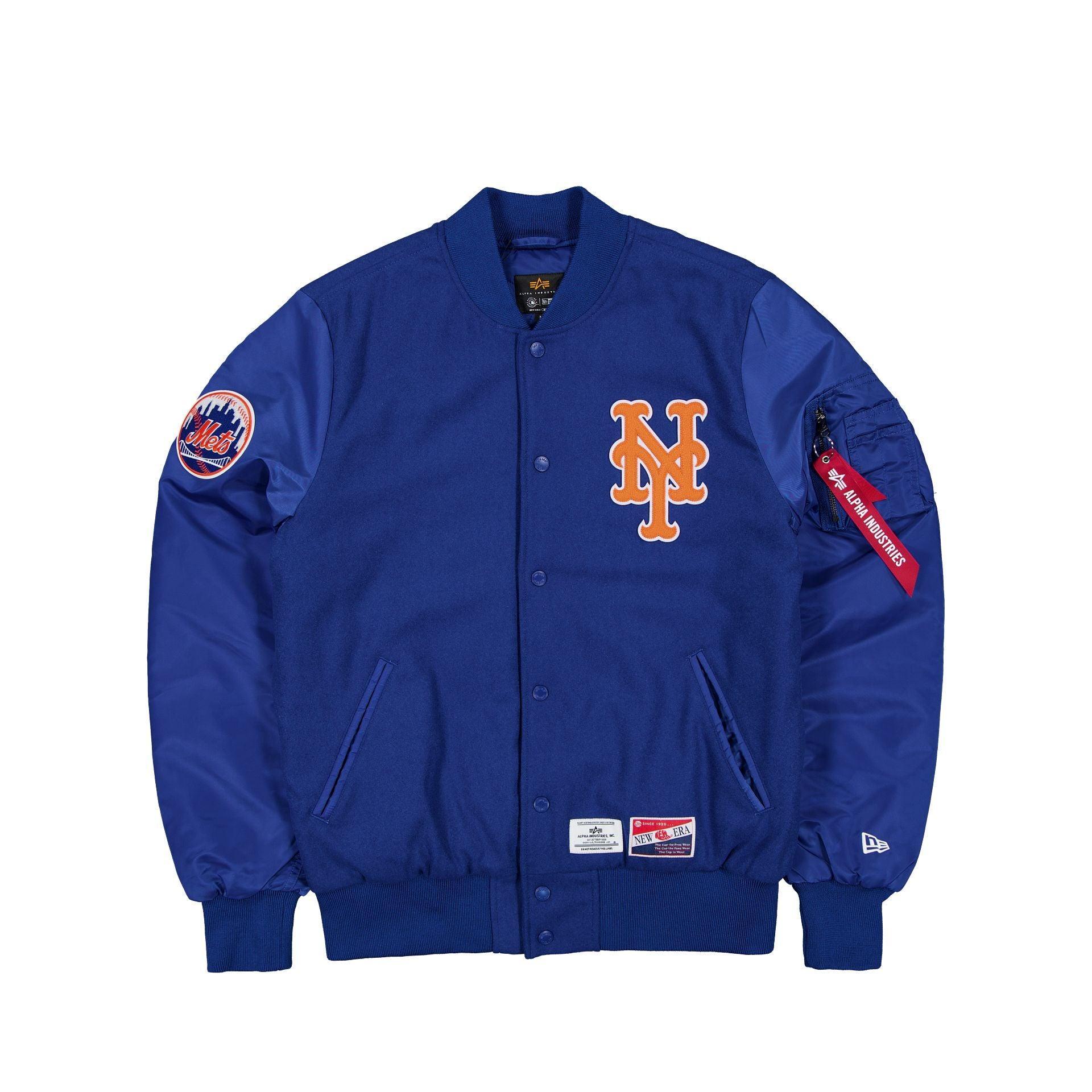 Alpha Industries x New York Mets MA-1 Wool Varsity Jacket Male Product Image