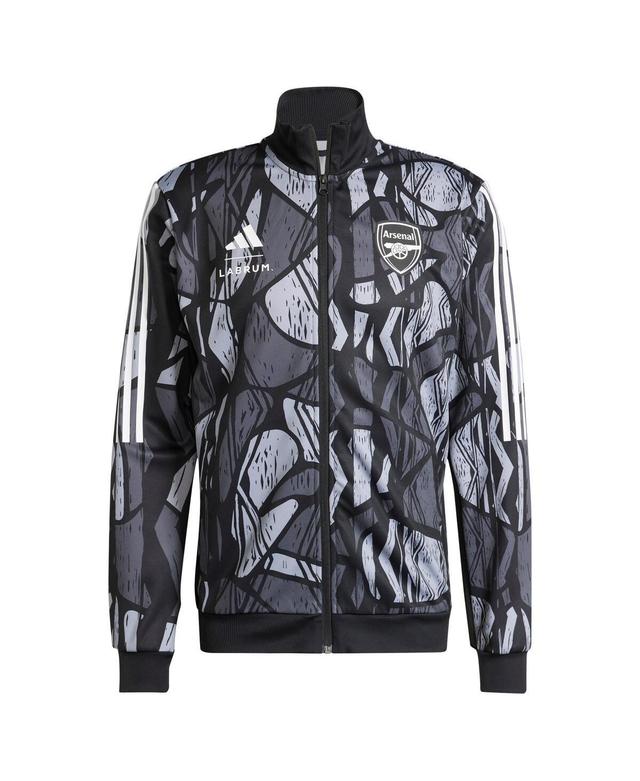 Adidas Mens Black Arsenal 2024/25 Full-Zip Track Jacket Product Image