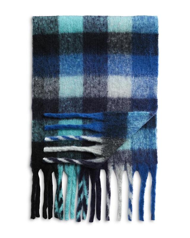 The Mens Store at Bloomingdales Checked Boucle Scarf - Exclusive Product Image