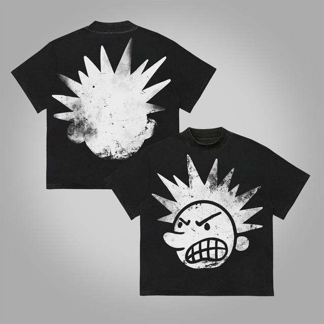 Sopula The Brain Explodes Print Cotton T-Shirt Product Image