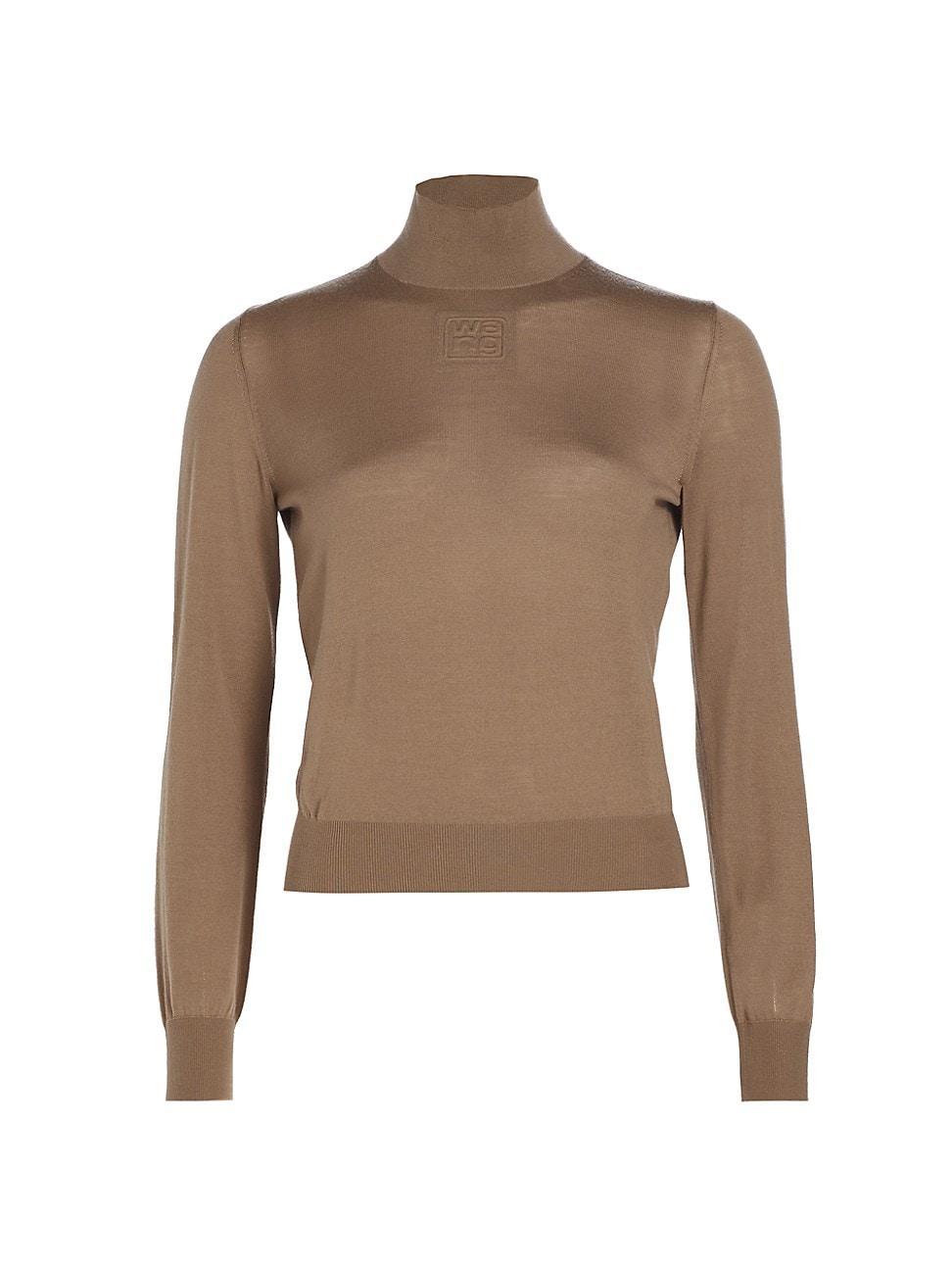 Womens Logo Turtleneck Sweater product image