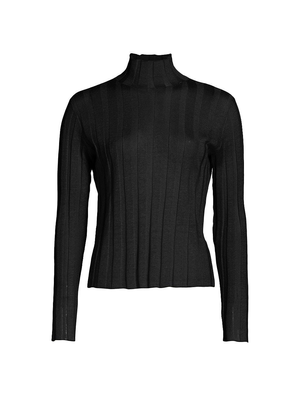 Womens Daxy Ribbed Turtleneck Top Product Image