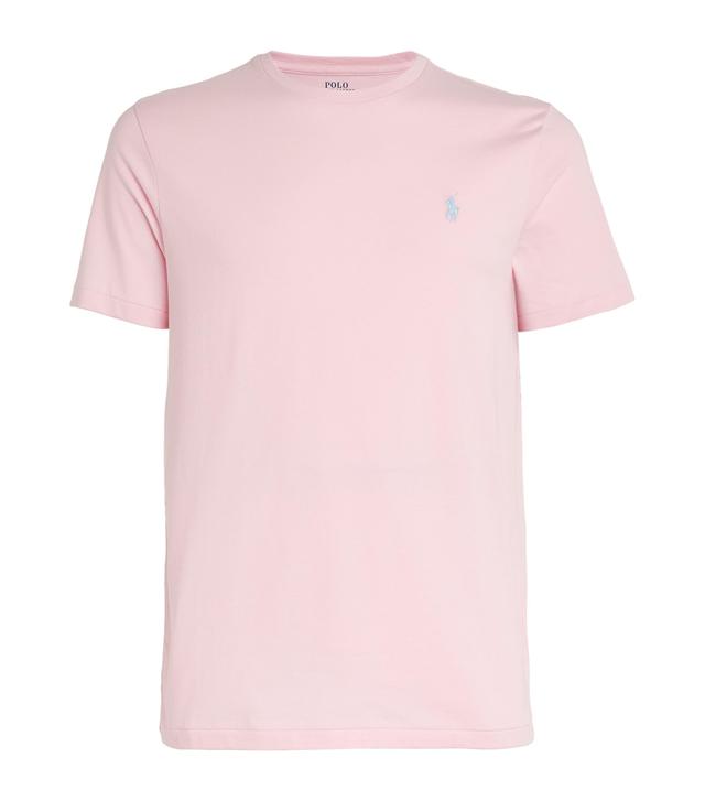 POLO RALPH LAUREN Polo Pony Cotton T-shirt In Pink Product Image